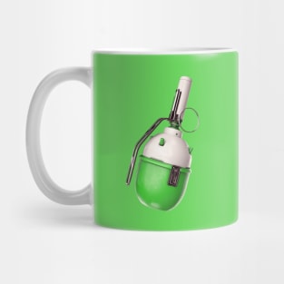 Green Cyberpunk Grenade Mug